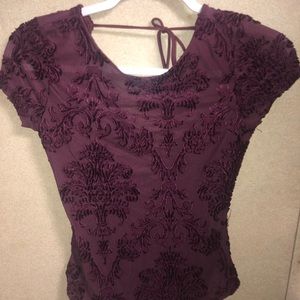 Forever 21 maroon bodysuit